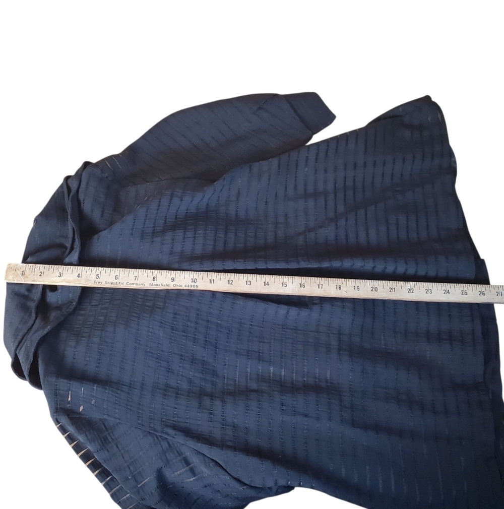 Damee Inc Black Striped Jacket. Double Wired Collar. SM. [A004] - Picture 9 of 9